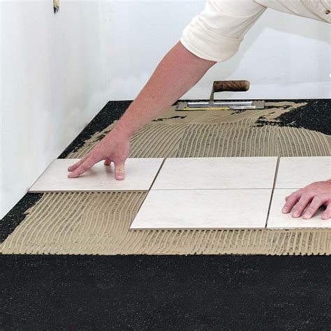 Tile Floor Underlayment-Optionen